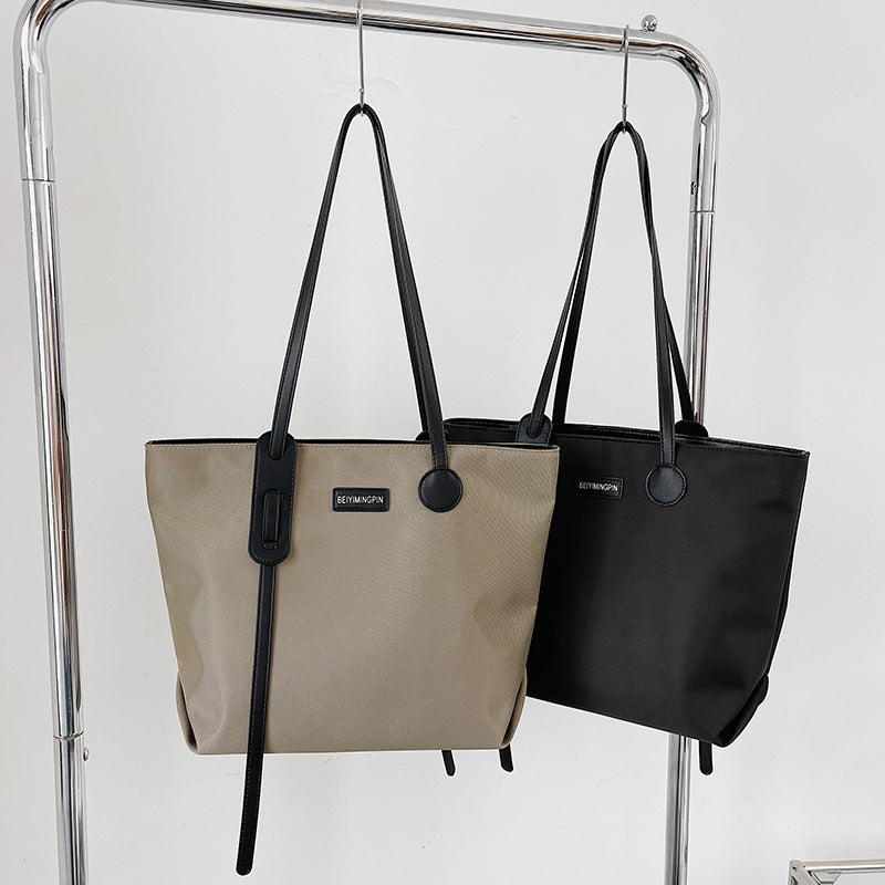 Waterproof Nylon Commuter Large Shoulder Tote Bag