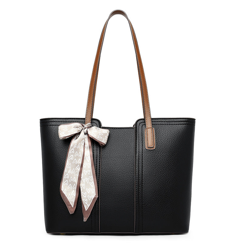 Textured Spring INS Style Large Shoulder Tote
