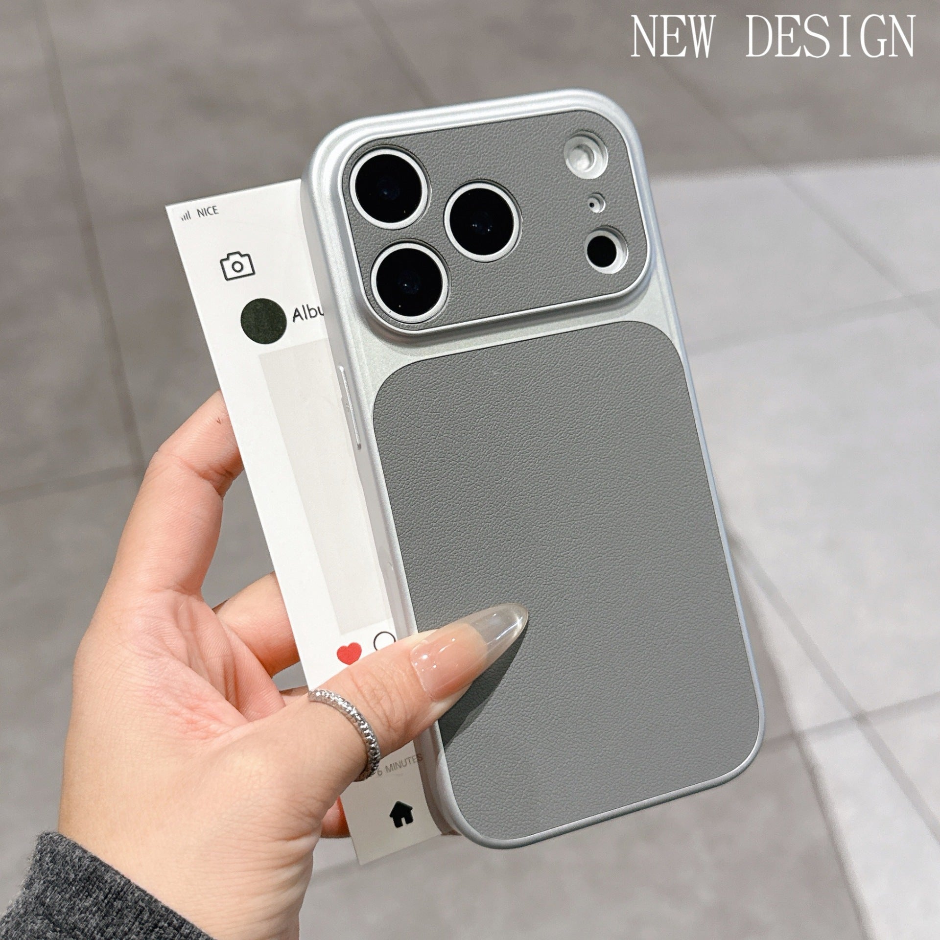 TerraHide Leather Texture Magnetic iPhone Case