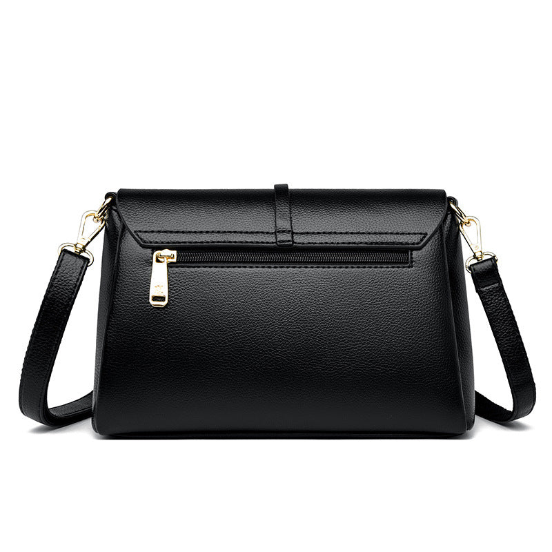 Noir Edge Luxe Crossbody Bag