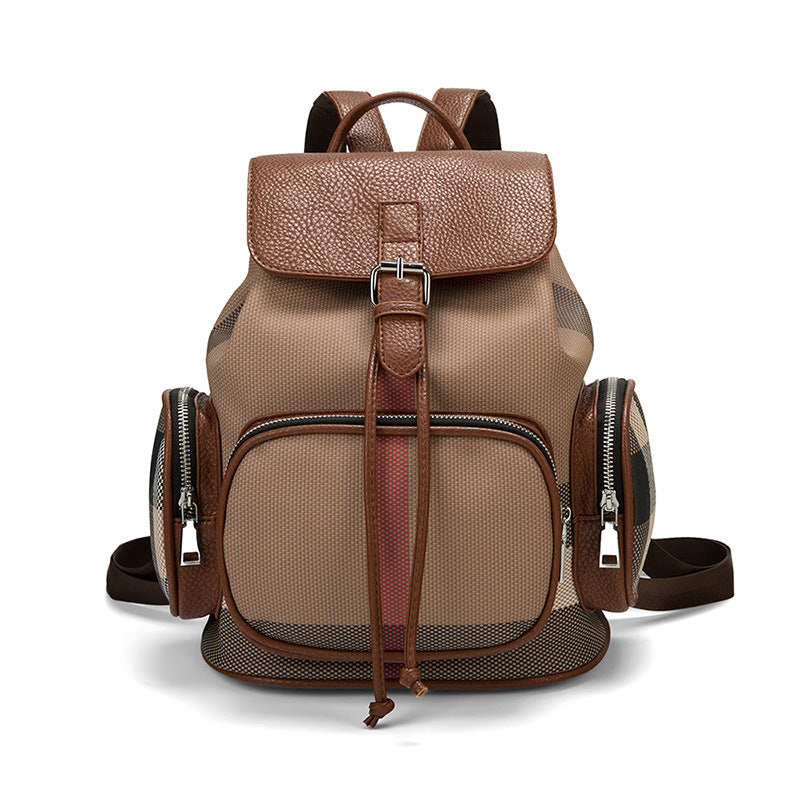Retro Drawstring Multi-Functional Leisure Backpack