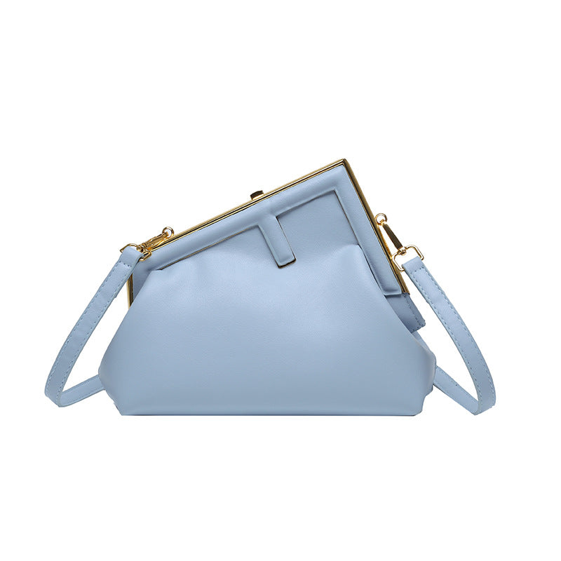Sleek Clasp Crossbody Bag