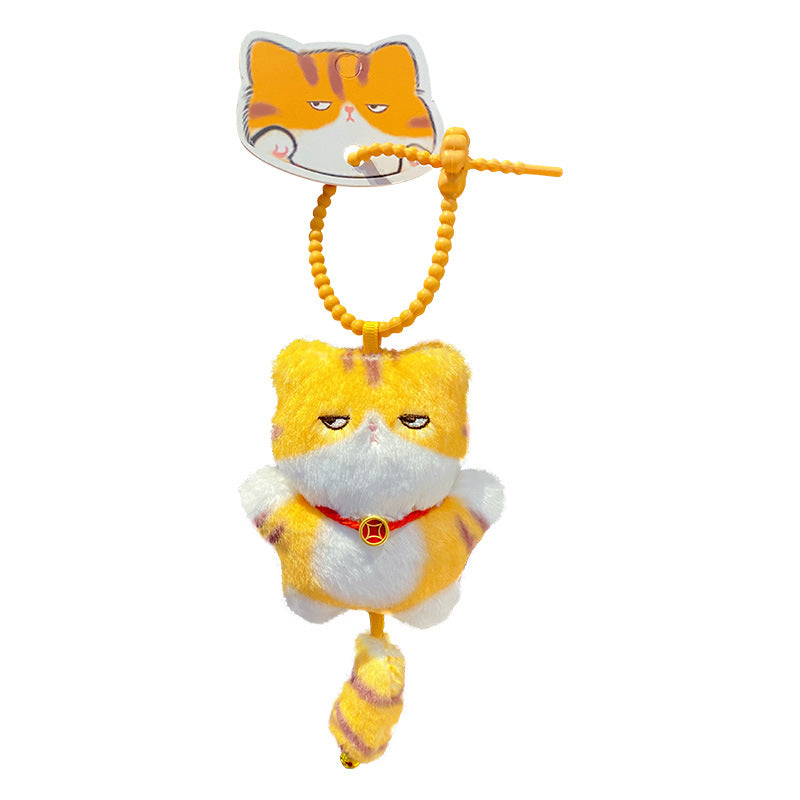 Lazy Cat Plush Bag Charm – The Patchee Sri Lanka soft and fluffy cat bag charm