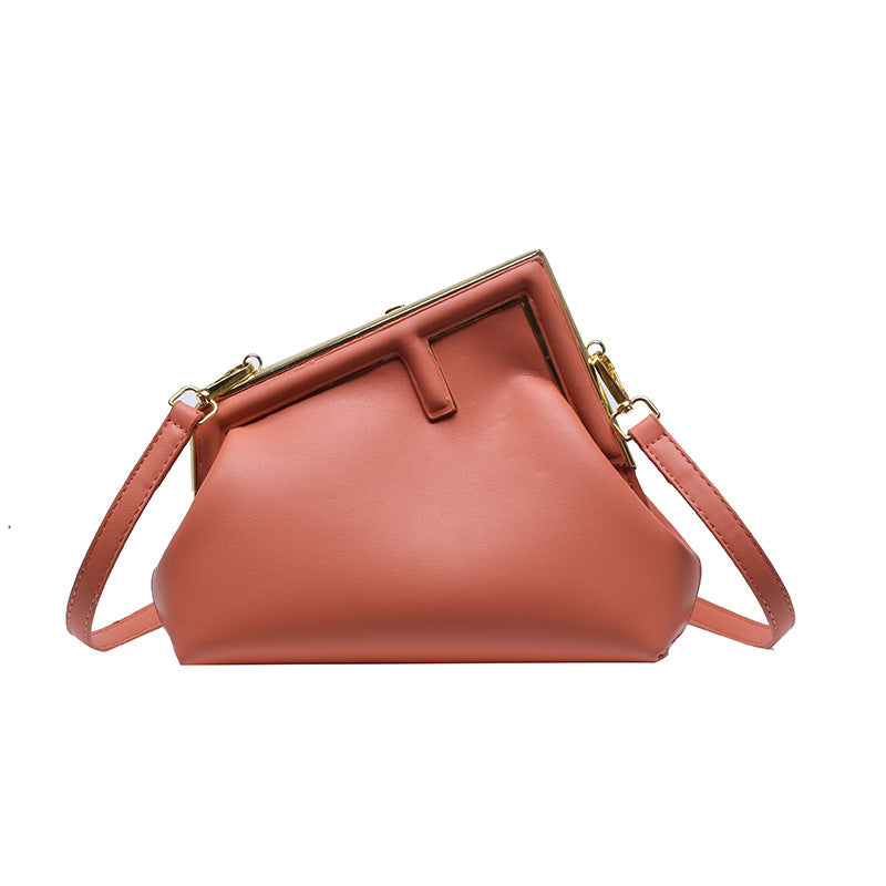 Sleek Clasp Crossbody Bag