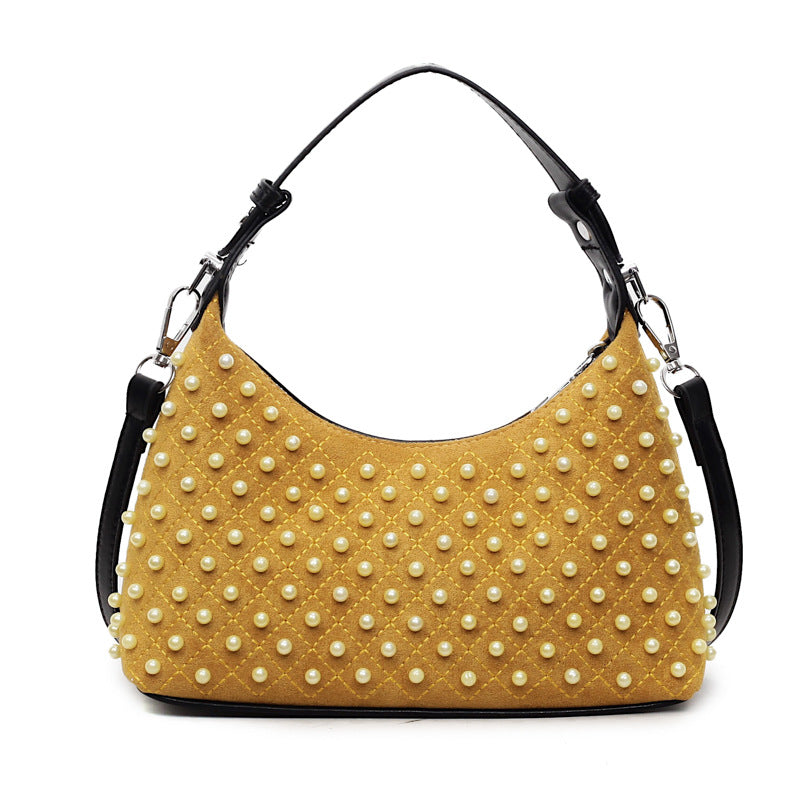 Golden Pearl Statement Handbag