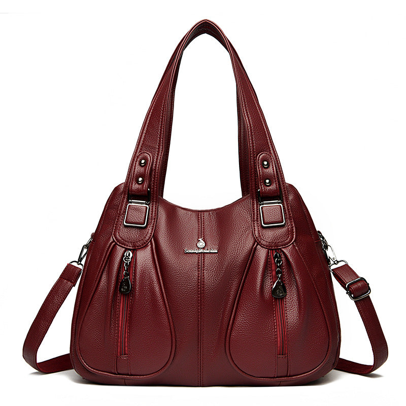Multi-Compartment Large Capacity Women's Shoulder Bag