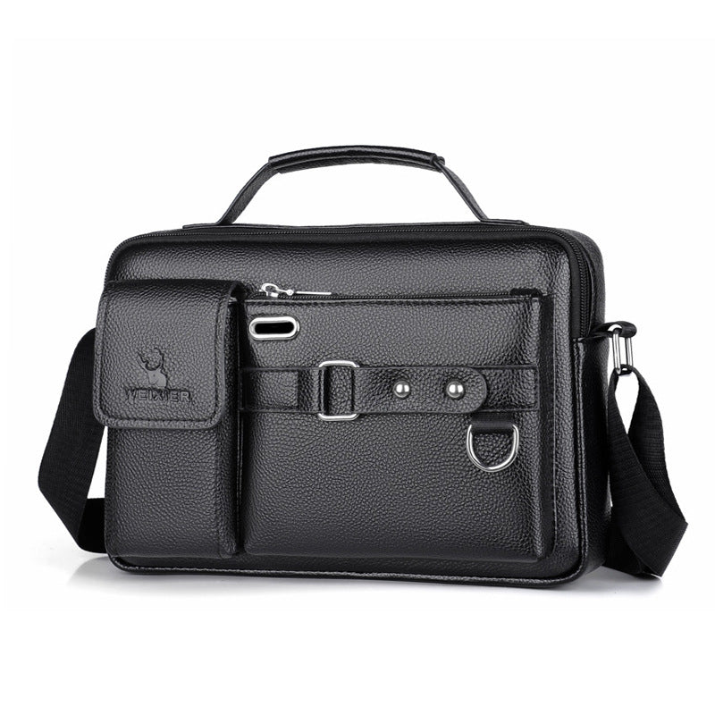 PU Leather Business Messenger Bag