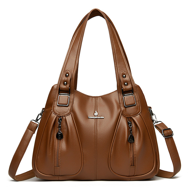 Multi-Compartment Large Capacity Women's Shoulder Bag
