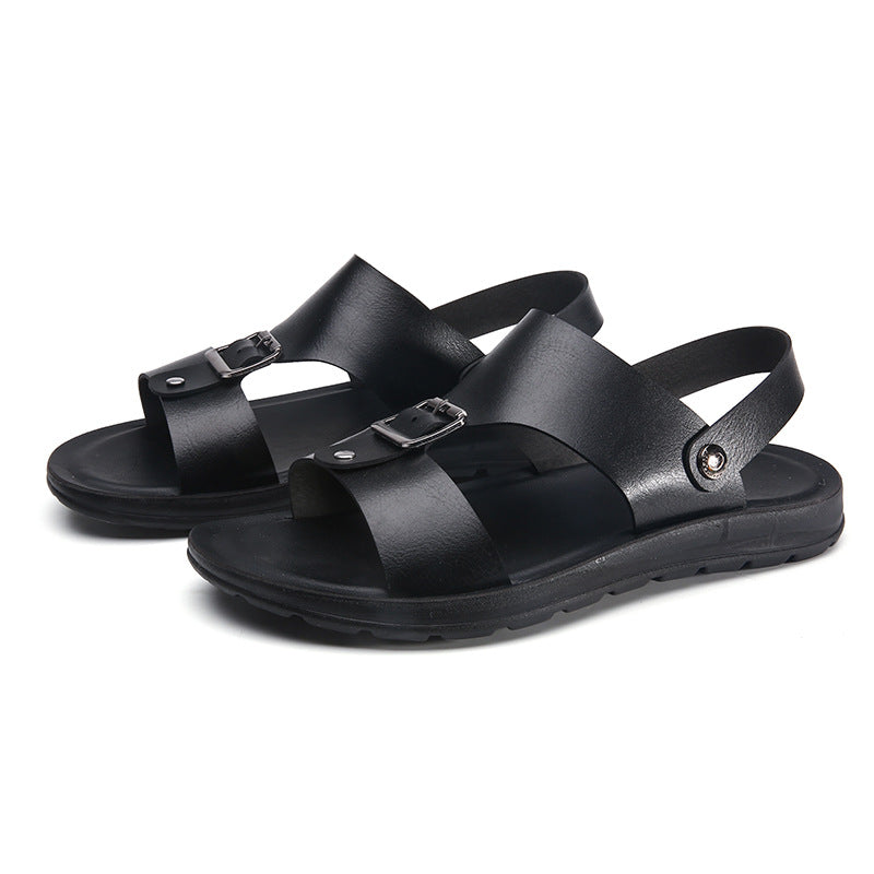 Men's Buckled Slingback Leisure Sandals