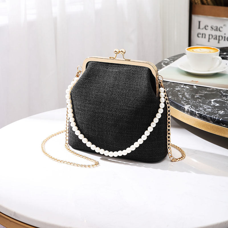 Versatile PU Leather Shell Clutch Bag