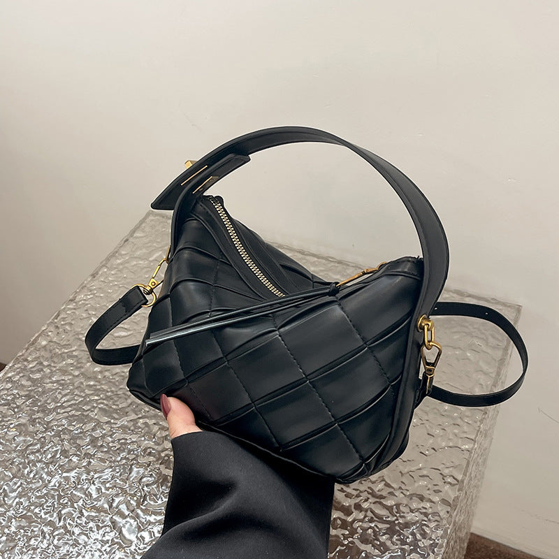 Retro Woven Small Square Crossbody Bag