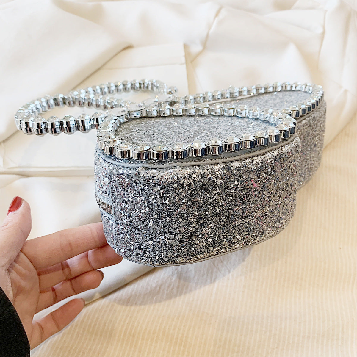 Mini Gem Inlaid Diamond Rhinestone Evening Clutch