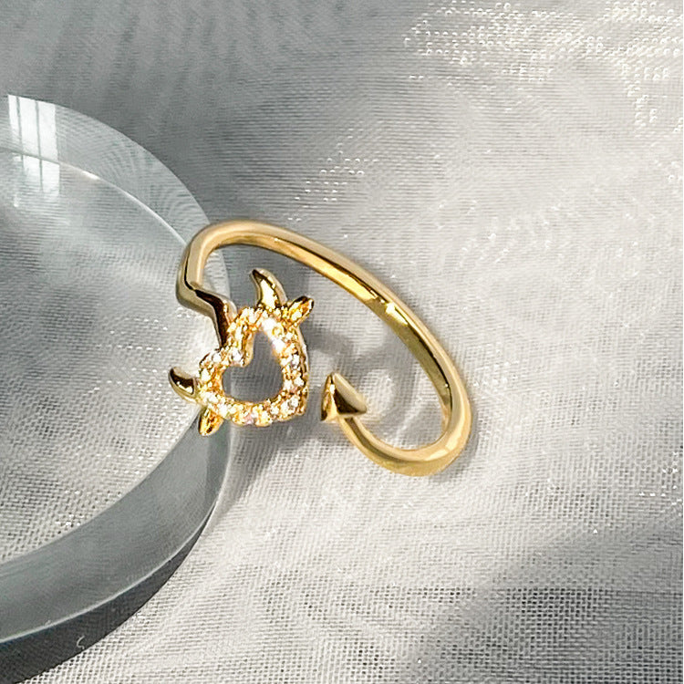 Auric Loop Retro Open Ring