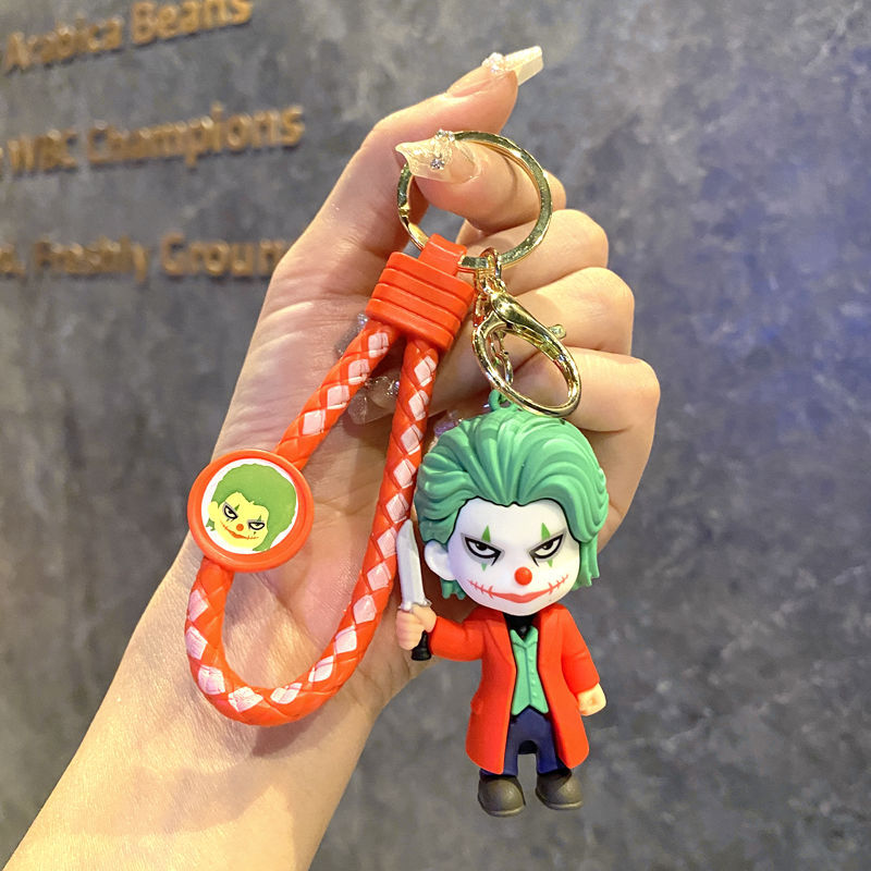 Cute Joker and Batman Cartoon Bag Charm