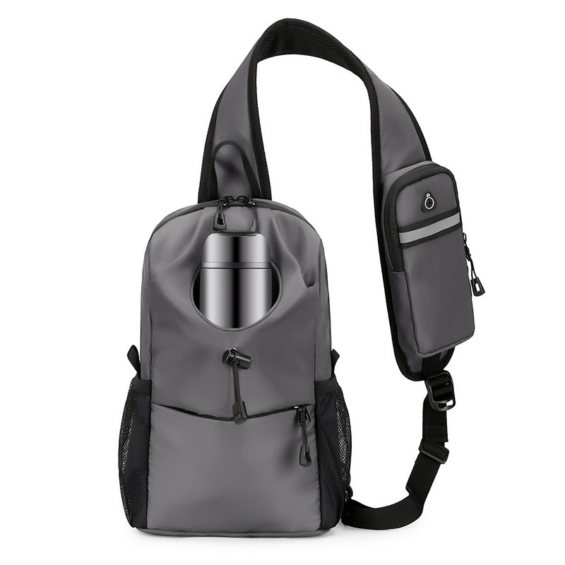 Ultra Light Nylon Crossbody Bottle Bag