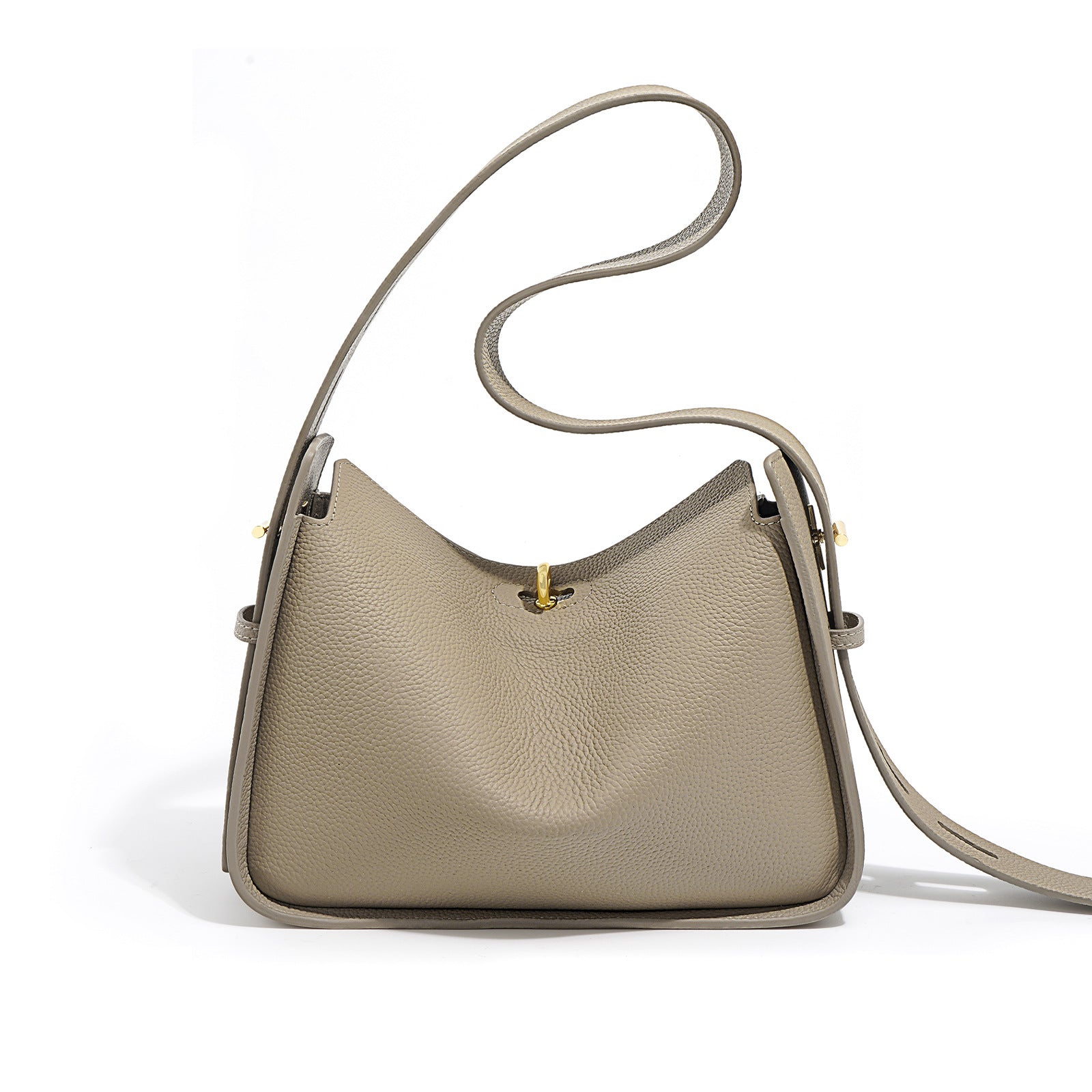 Genuine Leather Niche Pillow Tote Messenger Bag