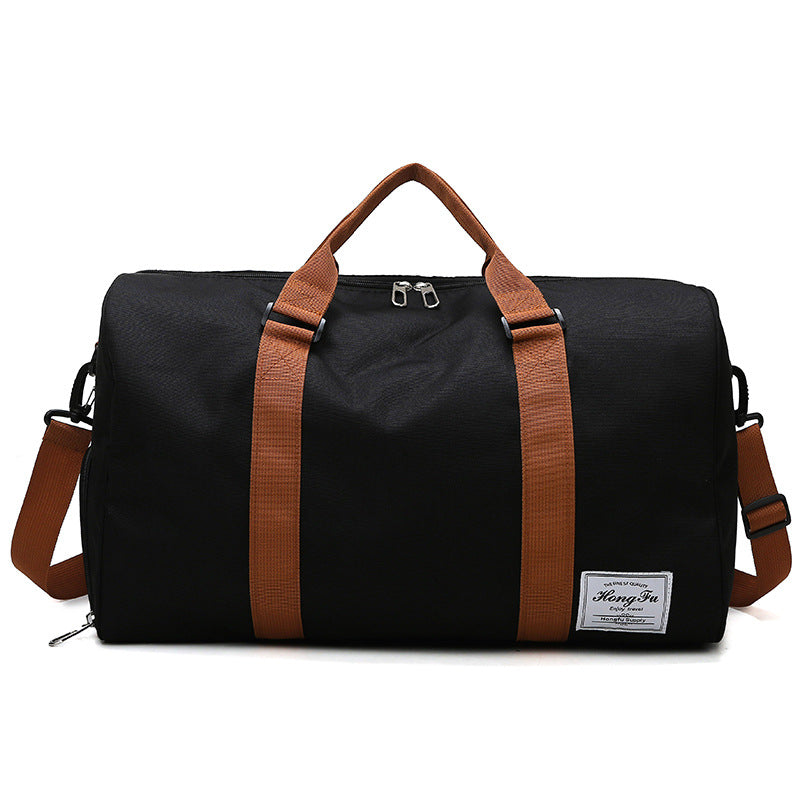 Women's Oxford Gym Bag With Shoe Compartment