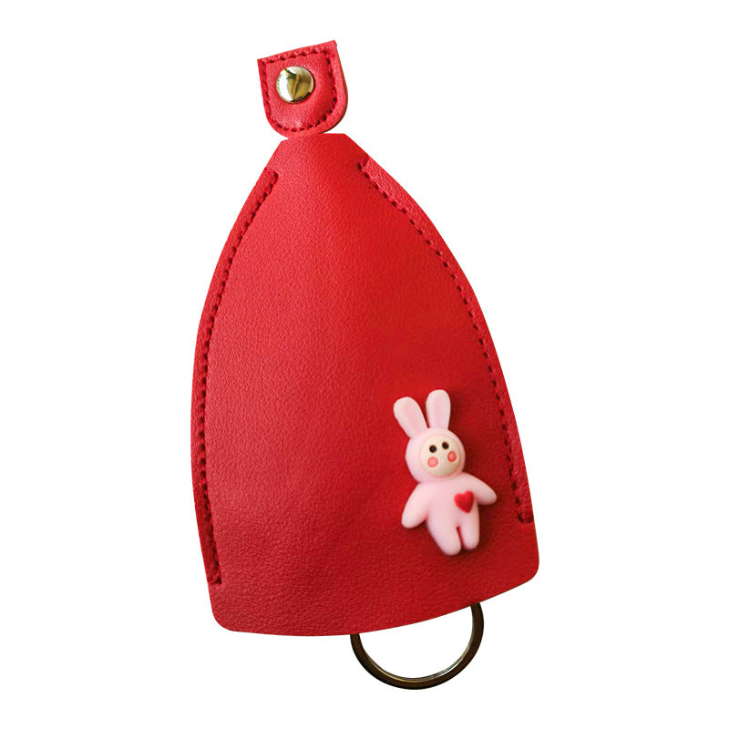 Compact Leather Key Holder Pouch