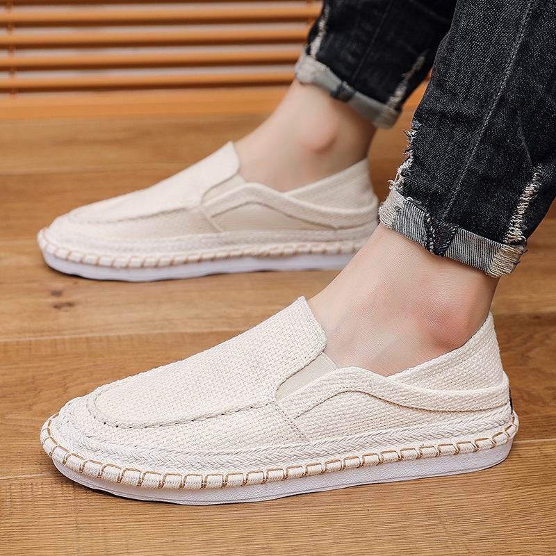 Men’s Linen Breathable Fisherman Loafers