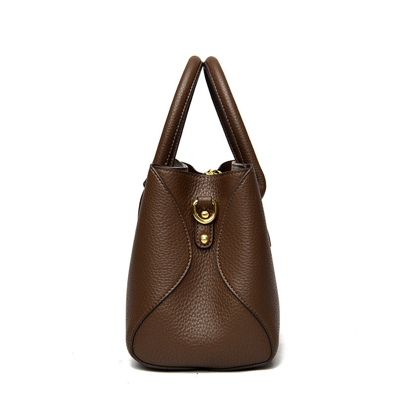 Retro Large Capacity Commuter Handbag for Women