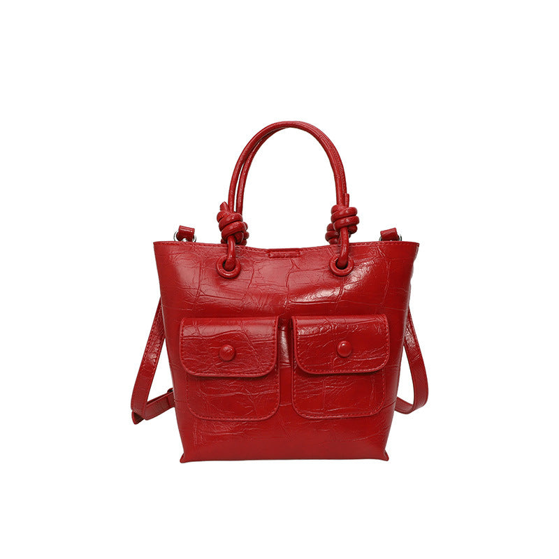 Chic Pocket Shoulder Bag