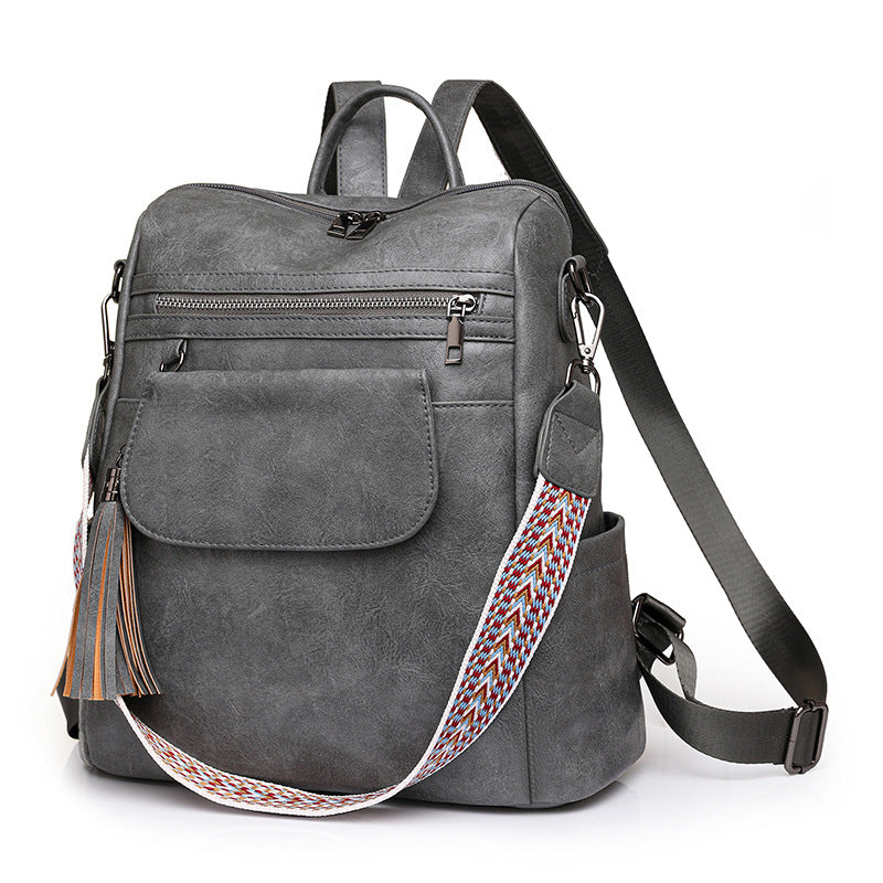 Retro Large Capacity Women's Dual-rpose Backpack