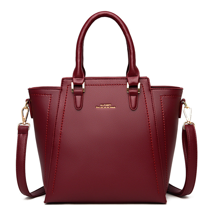 Trendy European Style Large Women's Shoulder Bag
