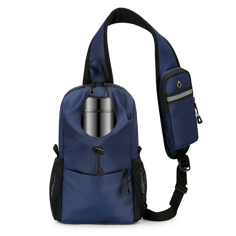 Ultra Light Nylon Crossbody Bottle Bag