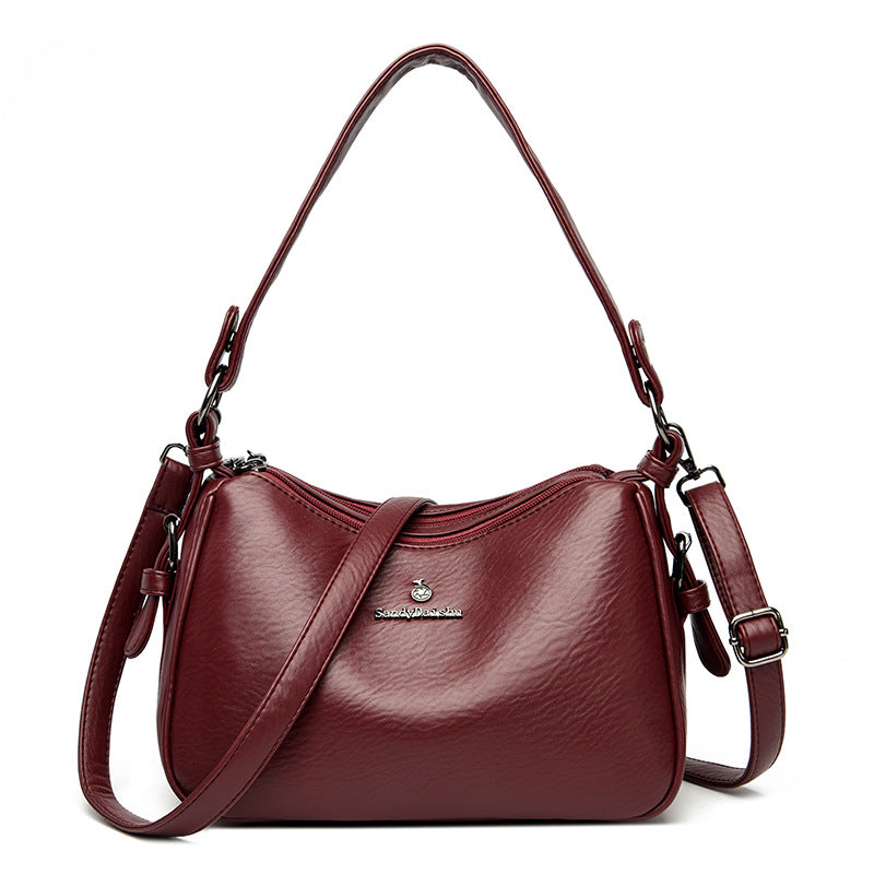 Versatile Genuine Shoulder Bag for Women