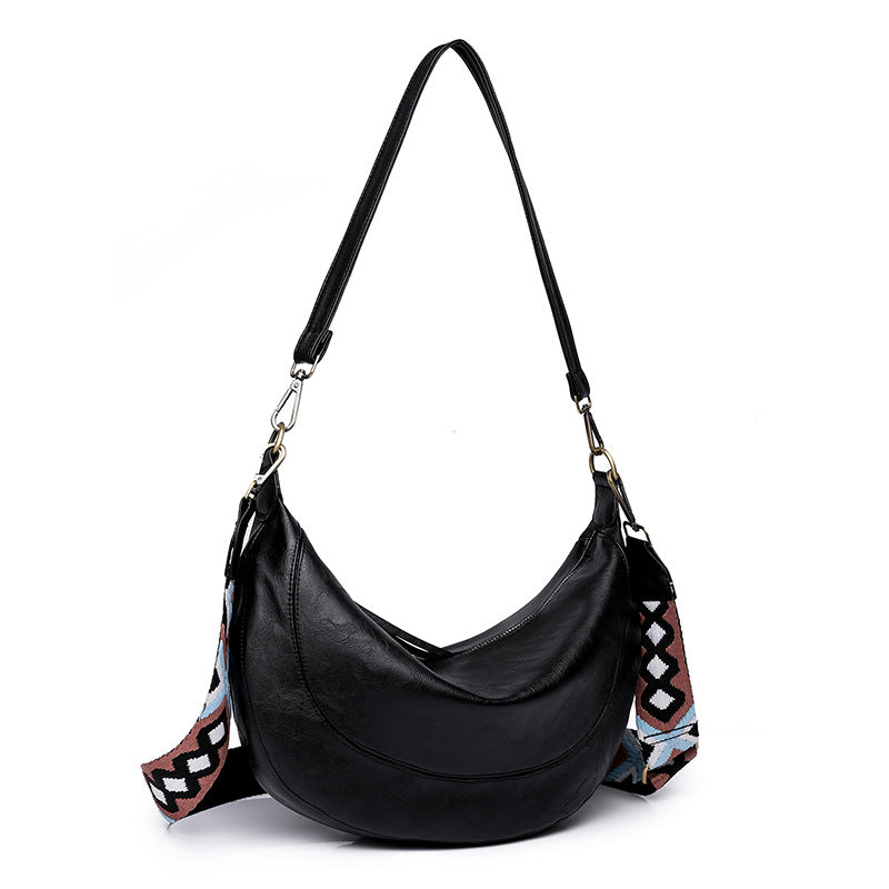 Crescent Style Large Capacity Shoulder Bag