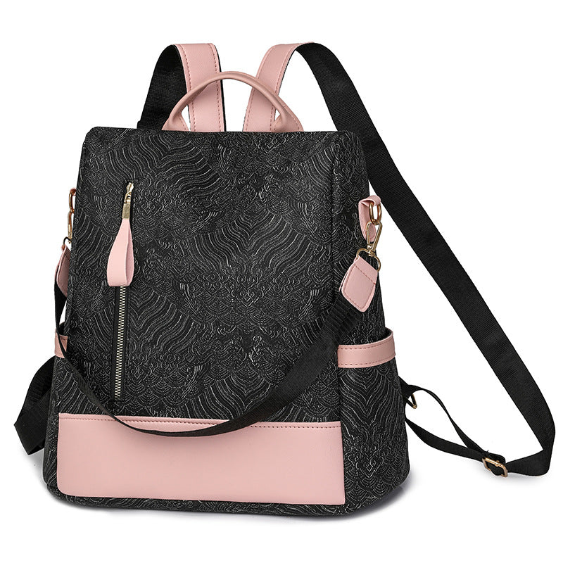 National Style Large Capacity Anti-Theft Backpack