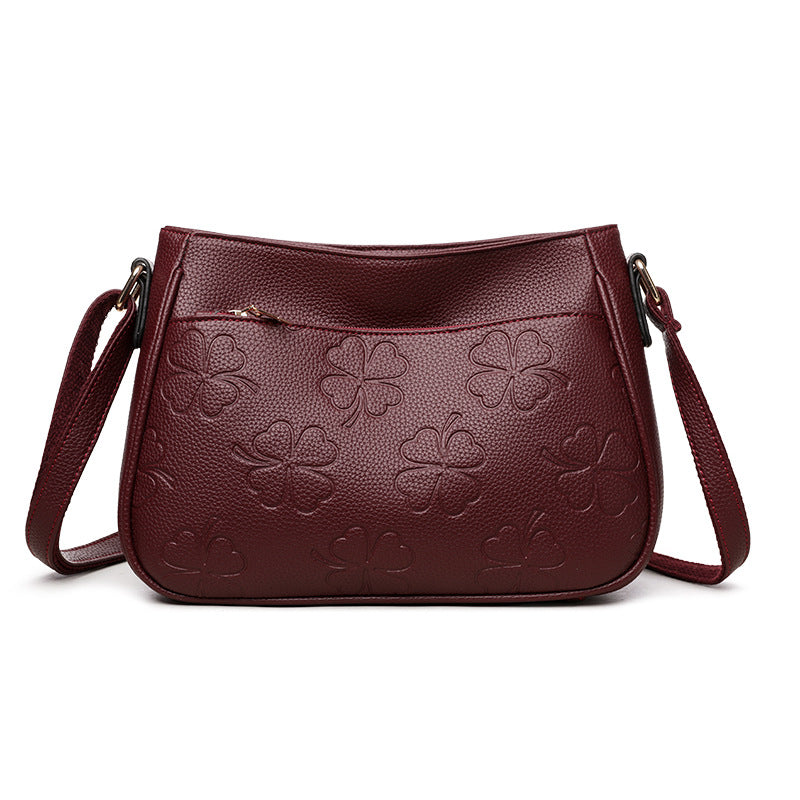 Elegant Embossed Crossbody Bag