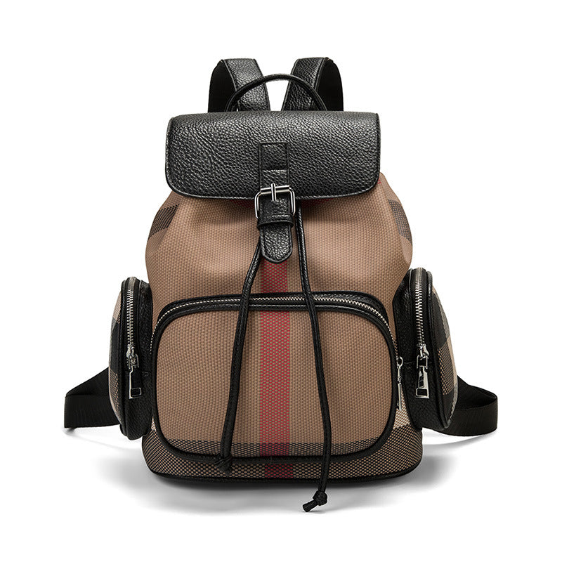 Retro Drawstring Multi-Functional Leisure Backpack