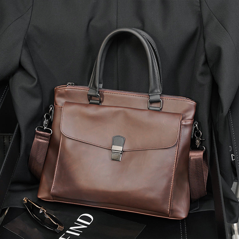 Style Men's Leather Briefcase