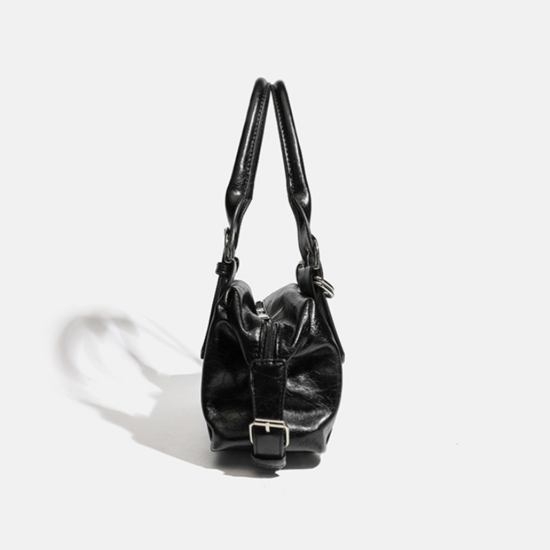 Studded Leather Shoulder Bag