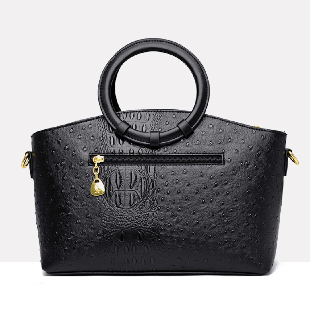 Large Capacity Crocodile Pattern Mom Handbag