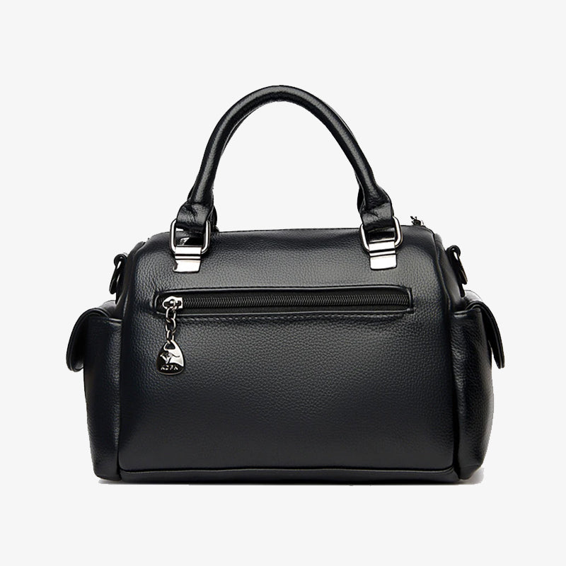 Spliced PU Leather European Style Shoulder Bag