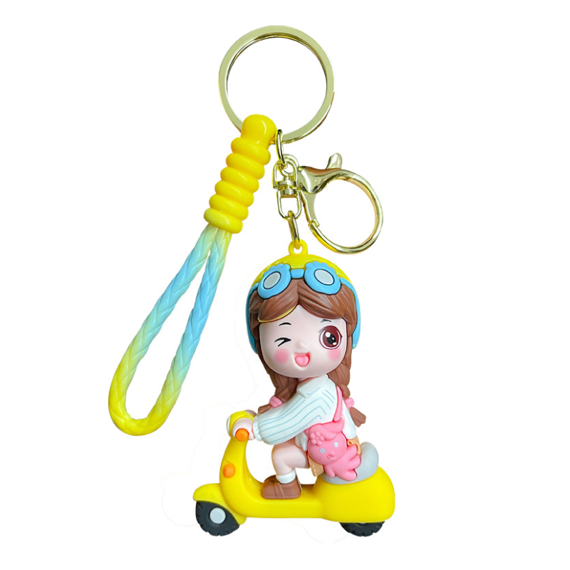 Scooter Girl Epoxy Bag Charm – The Patchee Sri Lanka trendy resin bag accessory