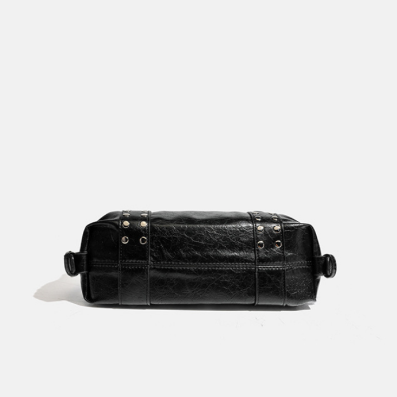 Studded Leather Shoulder Bag
