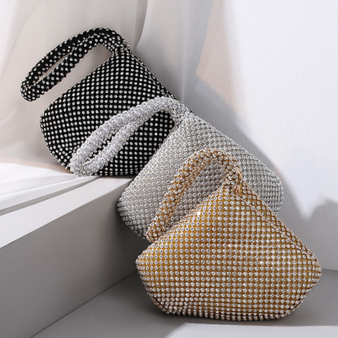Diamond PVC Evening Clutch