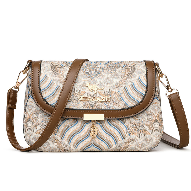 Ethnic charm shoulder bag with traditional and unique design