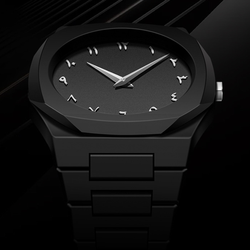 Arabic Dial Plastic Waterproof Luxury Men’s Watch