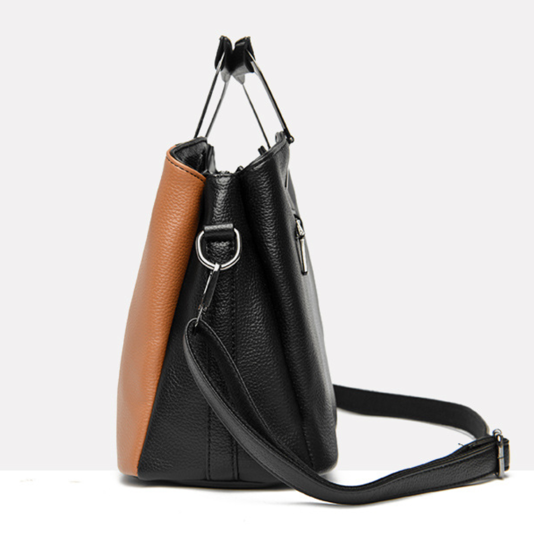 Trendy Contrast Color Women's Shoulder Bag