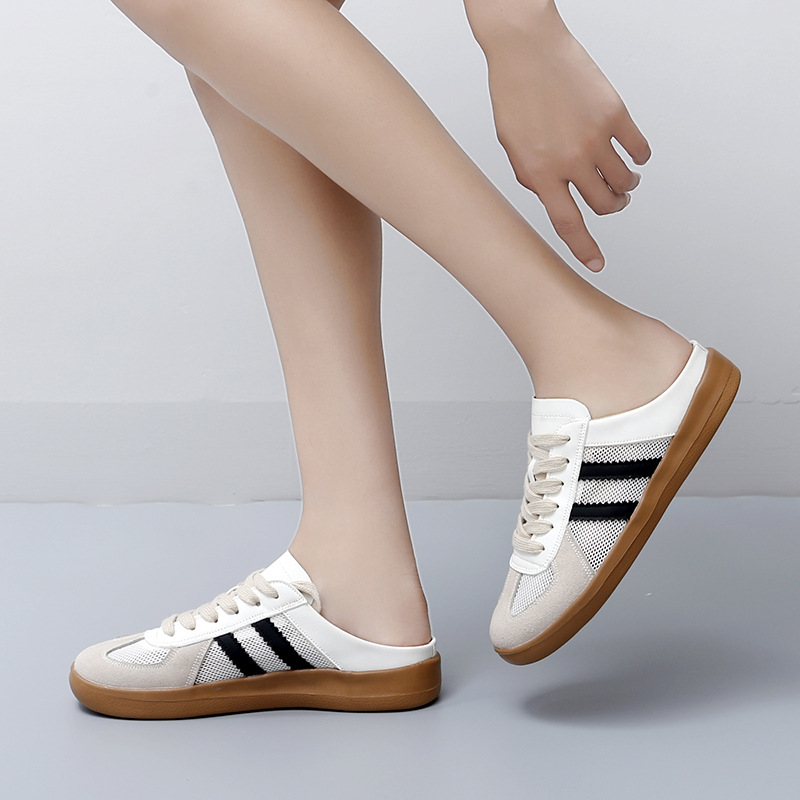 Women's Breathable Mesh Slip-On Backless Fashion Sneakers