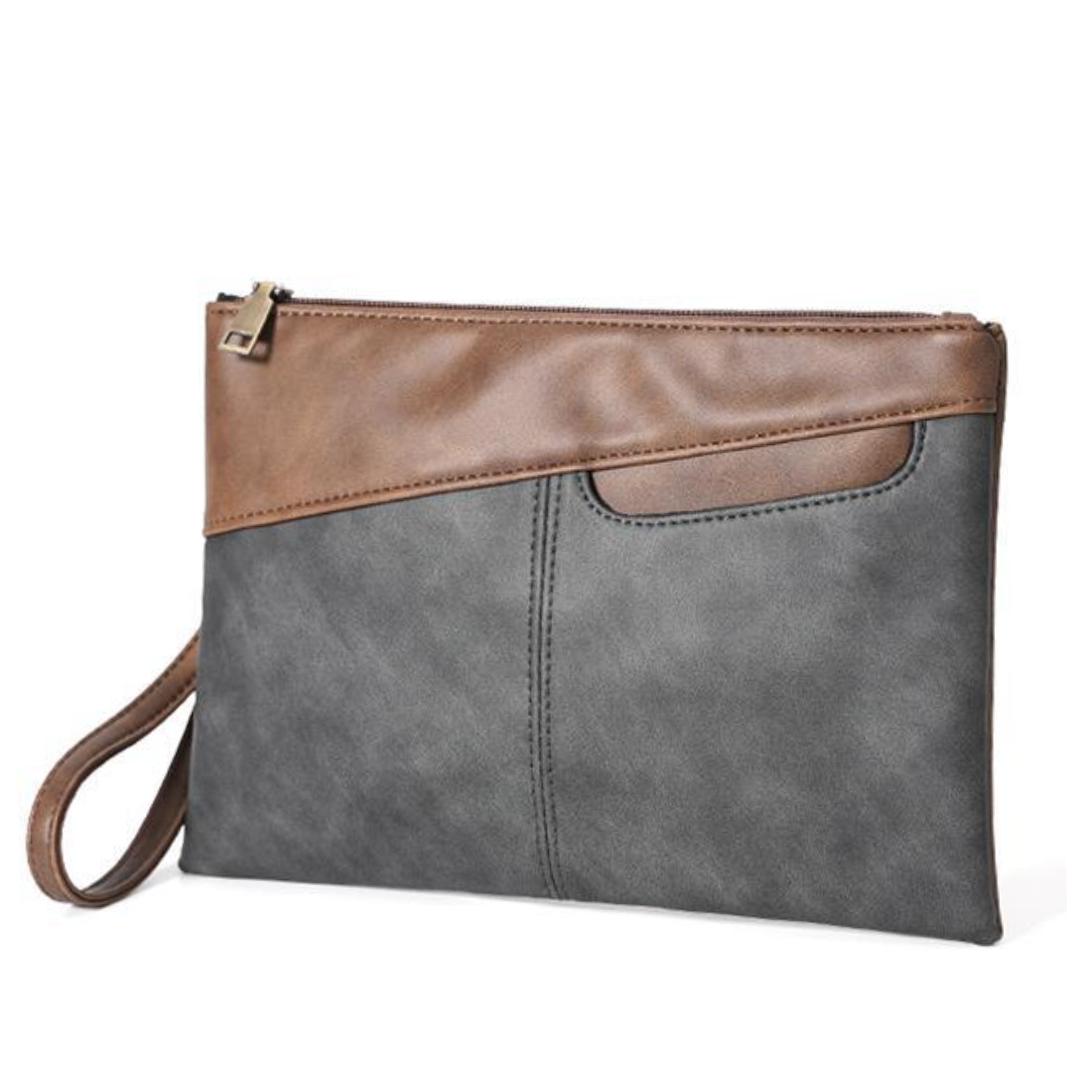 Trendy Men's Casual Laptop Sleeve Clutch Bag