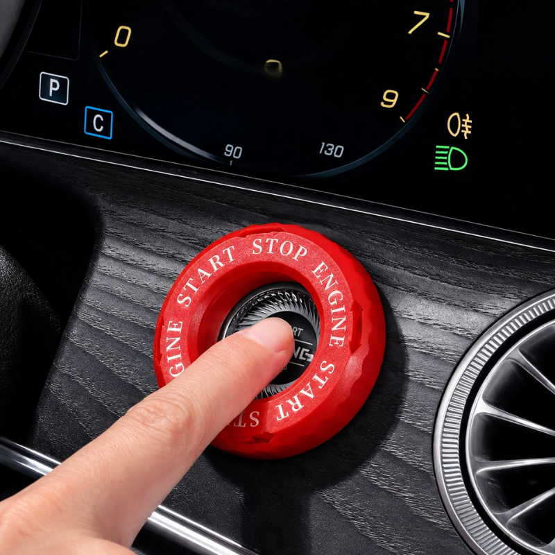 Car And Bike Spider Start Button Cover