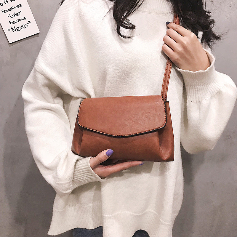 Simple Solid Crossbody Bag