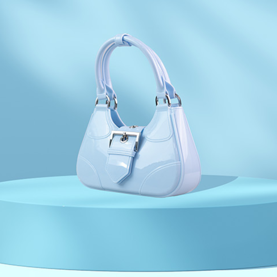 Jelly Style PVC Mini Square Underarm Bag