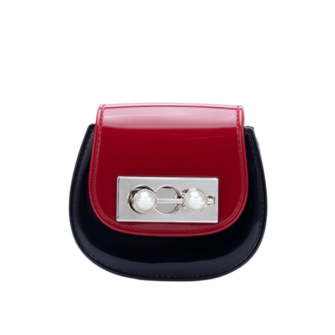 PVC Mini Crossbody Red Envelope Bag