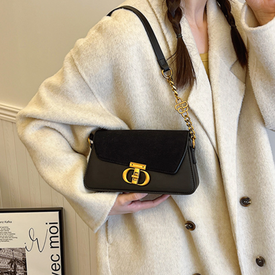 Frosted Velvet Chain Retro Armpit Shoulder Bag